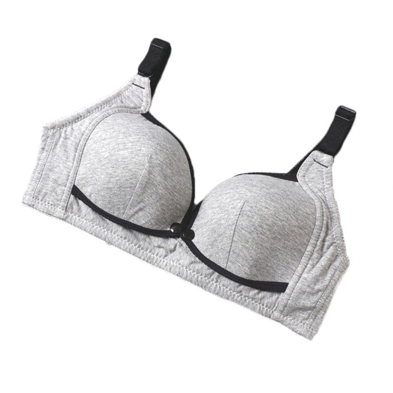 推荐Women Soft Cotton Nursing Bra Underwear Maternity Feedin-图0