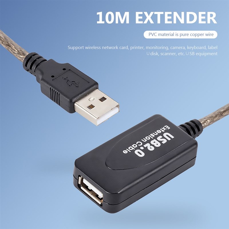 15M/10M/5M USB 2.0 Extension Cable High Speed Male To Female - 图0