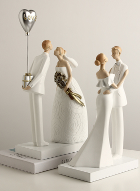 简约现代客厅装h饰品摆件电视柜卧室婚房布置送闺蜜新人结新婚礼