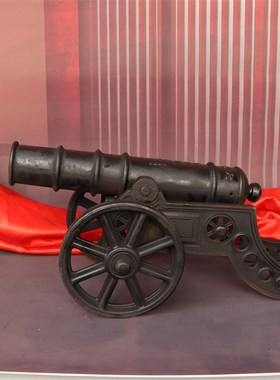 工艺铁大炮仿古大炮清代风水大炮红衣大炮大炮模型林则徐大炮摆件