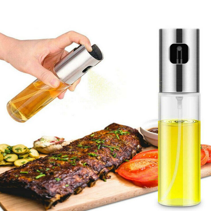 Stainless Olive Oil Sprayer Mister Spray Pump Fine Bottle Pu - 图0