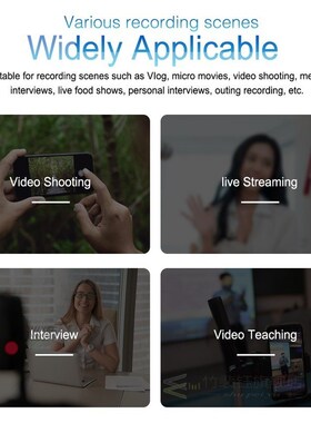 Mini Microphone for iPhone Lightning Type C 3.5mm Microfone