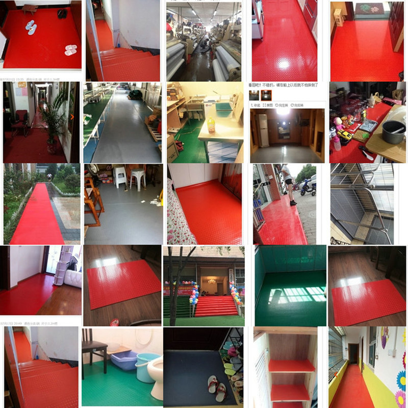 推荐Floor mat PVC bathroom mat rubber carpet mat toilet door-图1