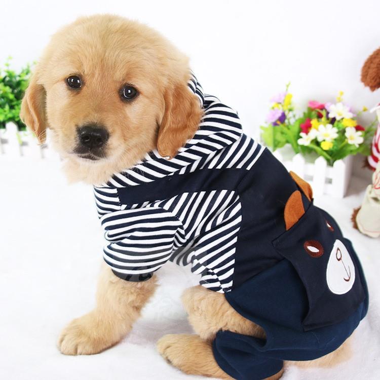 速发Dog clothes cartoon strap Teddy Bomei golden fur baby be - 图2