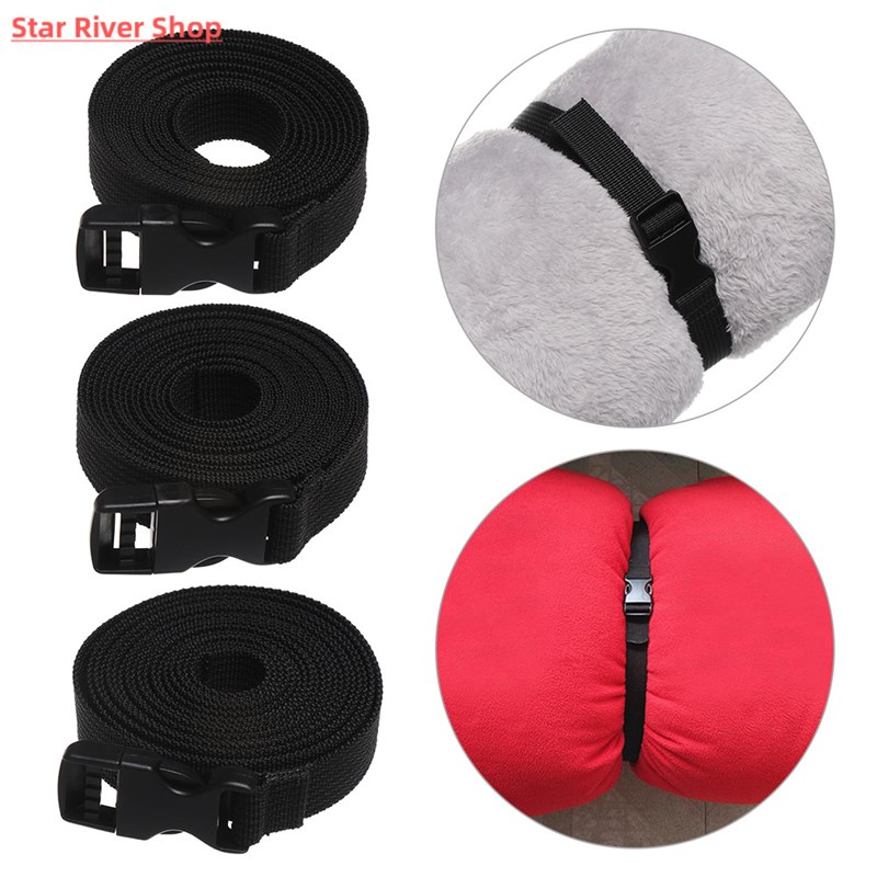 新品Black Durable Nylon 0.5~3M Travel Tied Cargo Tie Down Lu - 图0