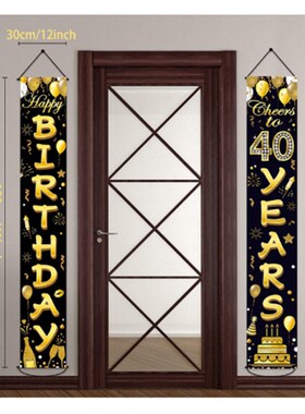 热销Birthday Background Decor 30 40 50 60 Birthday Party Dec