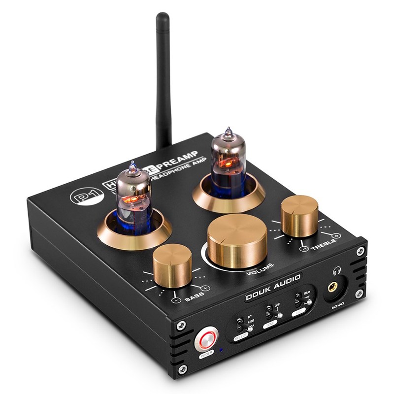 速发Douk audio HiFi Bluetooth 5.0 Tube Vacuum Preamplifier U - 图1