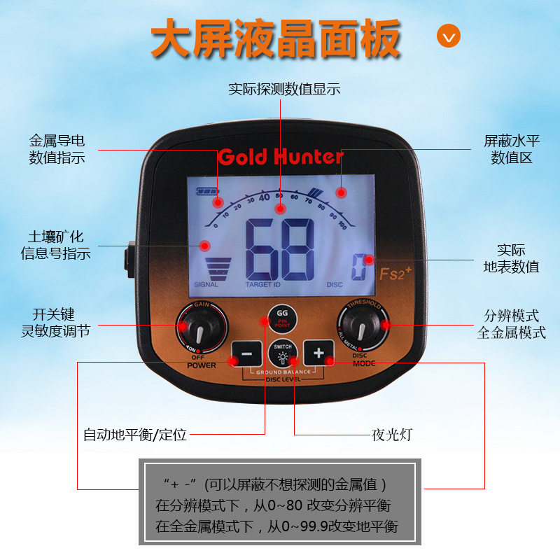 觅宝金属探古器m专业手持高灵敏测宝金银考探寻宝检 - 图2