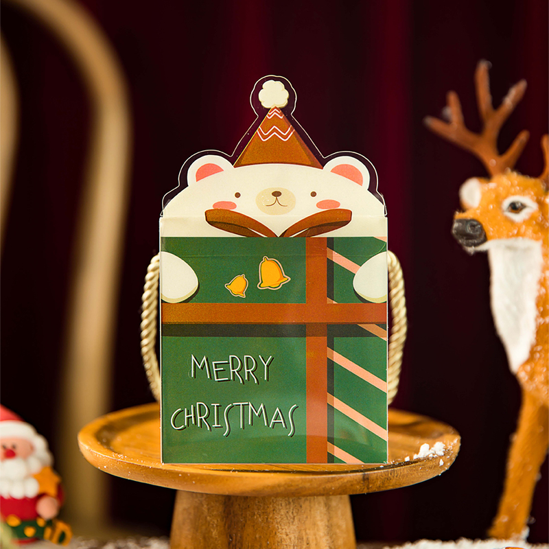 圣诞平安果包装盒圣诞节礼盒透明高档礼品包装平安果礼物盒子空盒