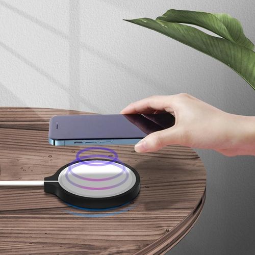 For IPhone 12 Wireless Charger Accessories Soft Silicone Ca-图2