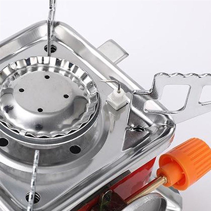 速发Mini Camping Gas Stove Cookout Folding Butane Burner Bac - 图2