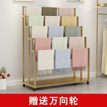 Floor Scarves scarves Racks Silk Scarves Rack Pants Fabric Multilayer rack wrapping paper Contained Display Racks Against Wall Iron