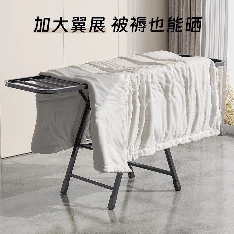 免安装家用落地式晾衣架阳台室内外晾衣杆可移动多功能折叠晒衣架,淘宝优惠券,粉丝福利购,淘宝优惠卷