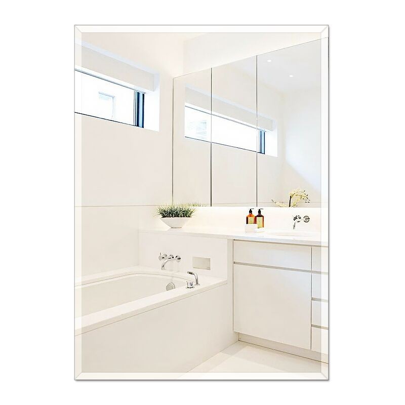 新品Bathroom mirror hd wall paste simple paste vanity mirror-图2