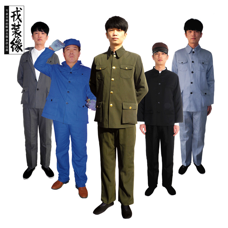 儿童中山装男童民国风学生服五四青年装朗诵演出服合唱团表演服装-图2