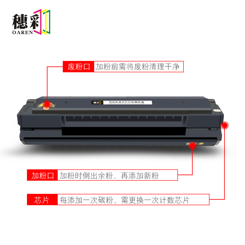 穗彩适用奔图PD206硒鼓PANTUM P2506 M6506nw墨粉M6556碳粉M6606n - 图1