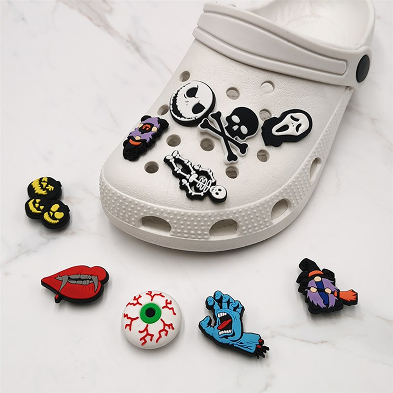 速发1PCS Halloween Horror Series PVC Shoes Charms For DIY Sh-图0