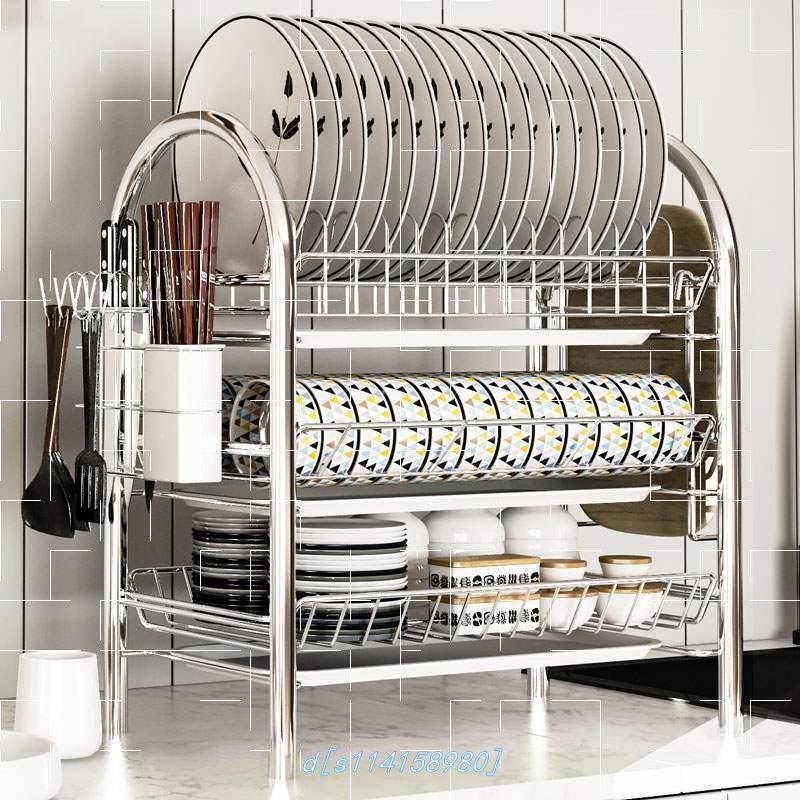 ish raek houschold rwashgng dishes storaie rack kitchen r - 图0