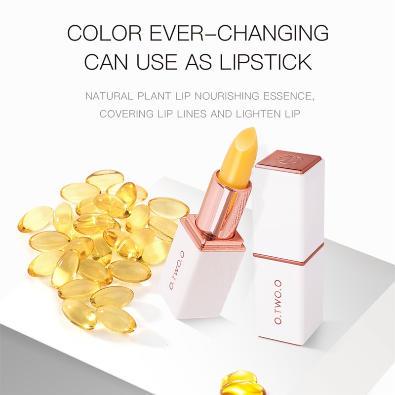 推荐O.TWO.O Colors Ever-changing Lip Balm Lipstick Long Last-图0