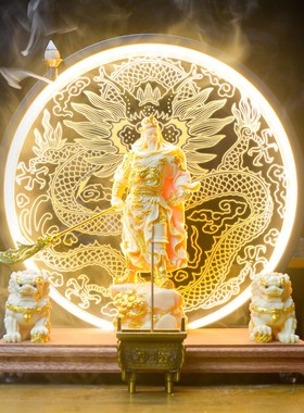 武圣关公武财神招财摆件家用供奉客厅办公室摆放开业乔迁礼品送人