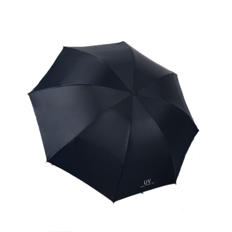 BlFck Windproof UV Tqravel Umbrella Compac taolding Men Wome - 图3