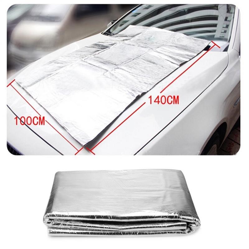 新品Car Hood Engine Firewall Heat Mat Sound Insulation Shiel - 图0