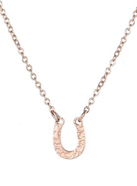 韩版新款不锈钢吊坠 Stainless steel necklaceT颈链 高级项链