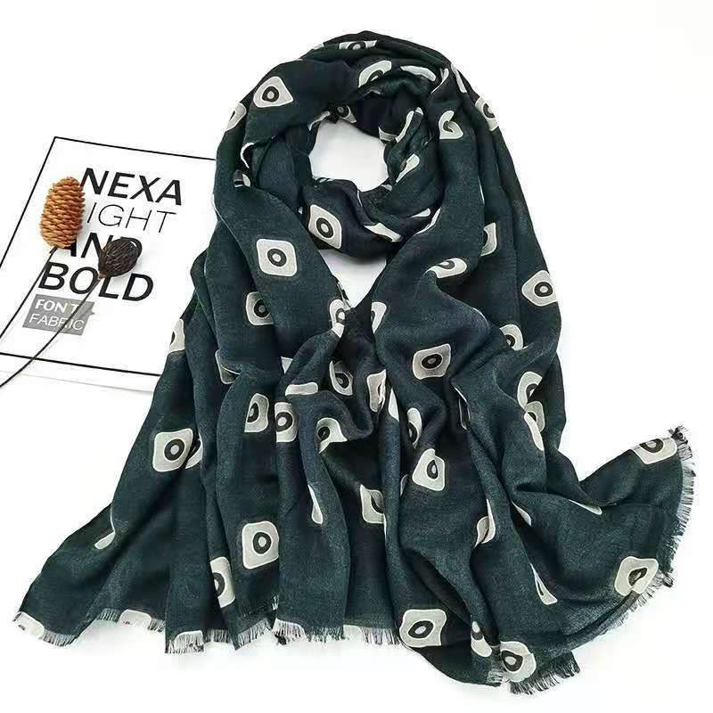 极速Export European version men's long scarf autumn and wint - 图1