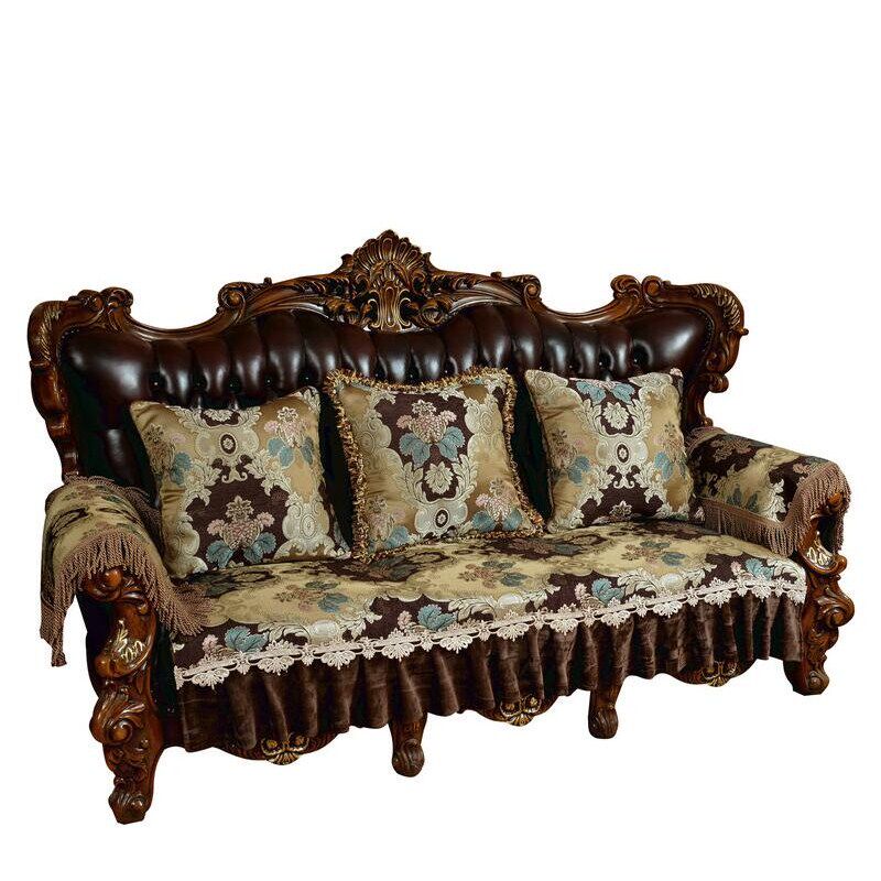 欧式沙发垫奢华防滑沙发坐垫布艺套罩沙发靠背巾扶手四季贵妃,淘宝优惠券,粉丝福利购,淘宝优惠卷