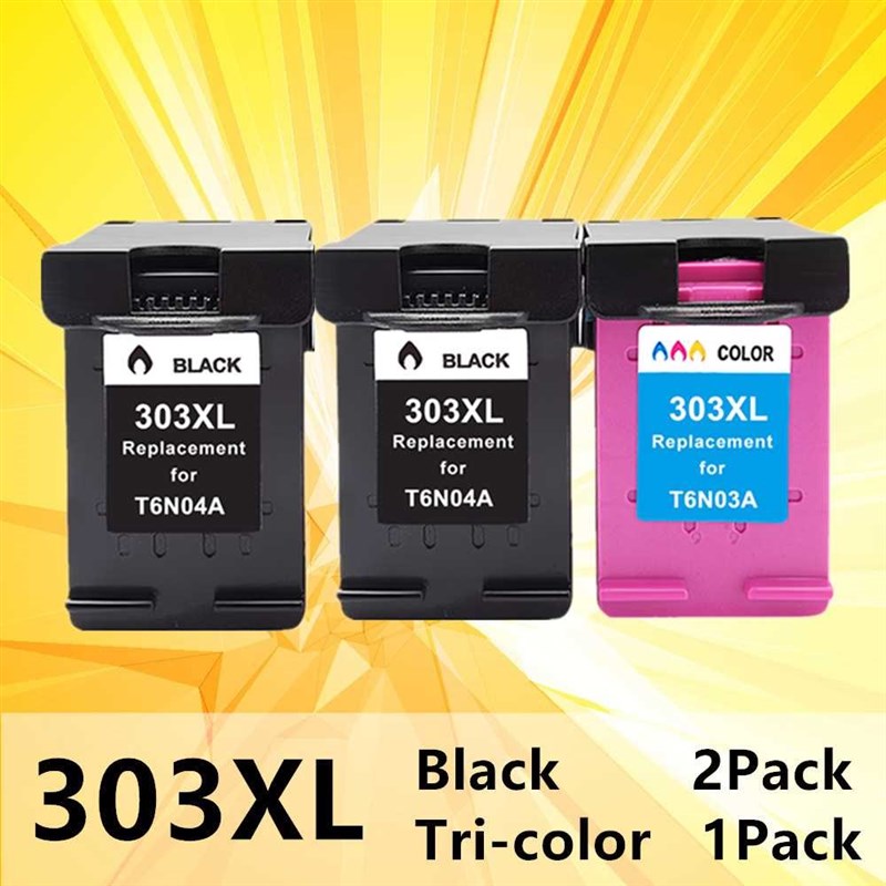 速发Compatible 303XL Ink Cartridg T6N04A T6N03A For HP303 30 - 图0