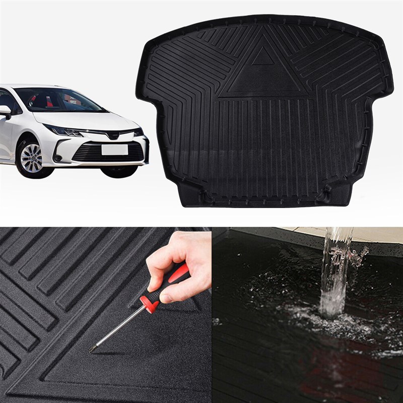 Car krunT Cargo Liner Rear Boot Gat CoverMFit For Toyota-图1