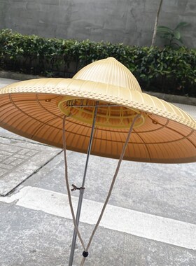 结实耐用防雨遮阳塑料林冲帽男A户外劳保田园工作大檐斗笠务农雨