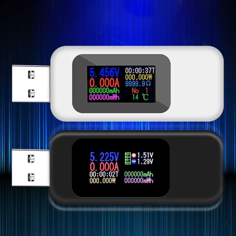 P82C USB OLED Current Voltage Test Meter Power Capacity Curr - 图0