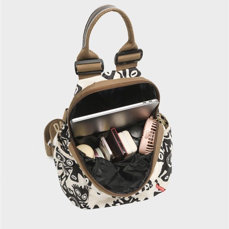 八爪鱼旅行双肩包女2023新款时尚帆布背包女士短途休闲通勤旅游潮,淘宝优惠券,粉丝福利购,淘宝优惠卷