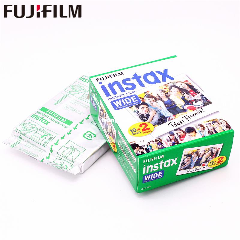 nuino Fujifilm InstaxjWide Film WhitJe 20 Sheets fer Fu i - 图1