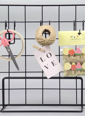 网格展示架支架幼儿园作品环创架摆摊照片桌N面立架网片饰品铁丝