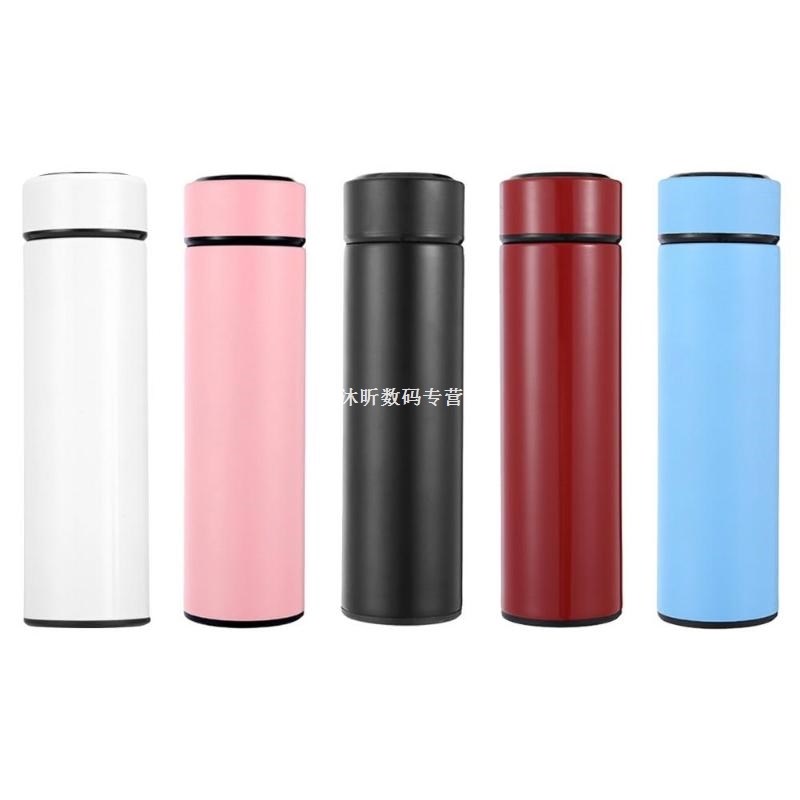 Smart Vacuum Bottle Water Cup Stainless Steel LCD Display To-图1