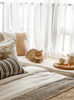 日系奶油风样板间飘窗茶壶摆件女孩房下午茶茶具组合软装饰品