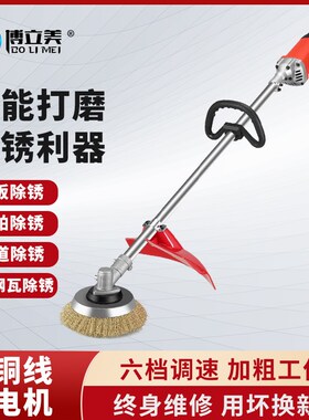 手持电动除锈机打磨机彩钢瓦水泥地工字钢构翻新抛光钢丝刷