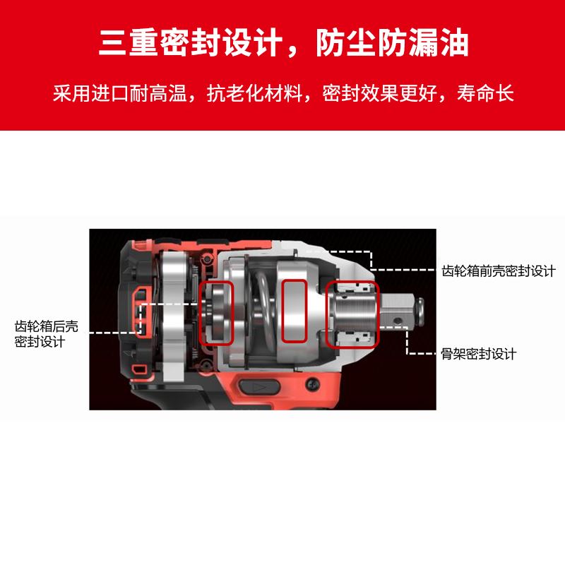 大有电动扳手架子工汽修工具无刷冲击扳手木工高转速锂电风炮5760