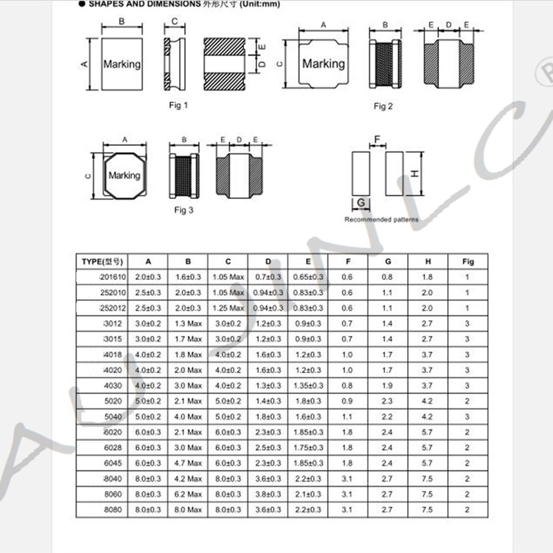 3K盘 磁胶电感NR5020 10UH 22UH 33UH 47UH  68UH  100UH  5*5*2 - 图1