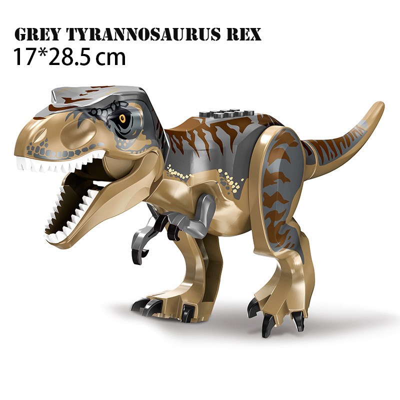 Building Block Dinosaur Jurassic Tyrannosaurus Rex World 2 D - 图3