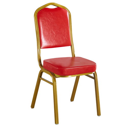 酒店椅子将军椅宴会椅婚庆贵宾椅会议展会礼堂活动椅红色饭店餐桌