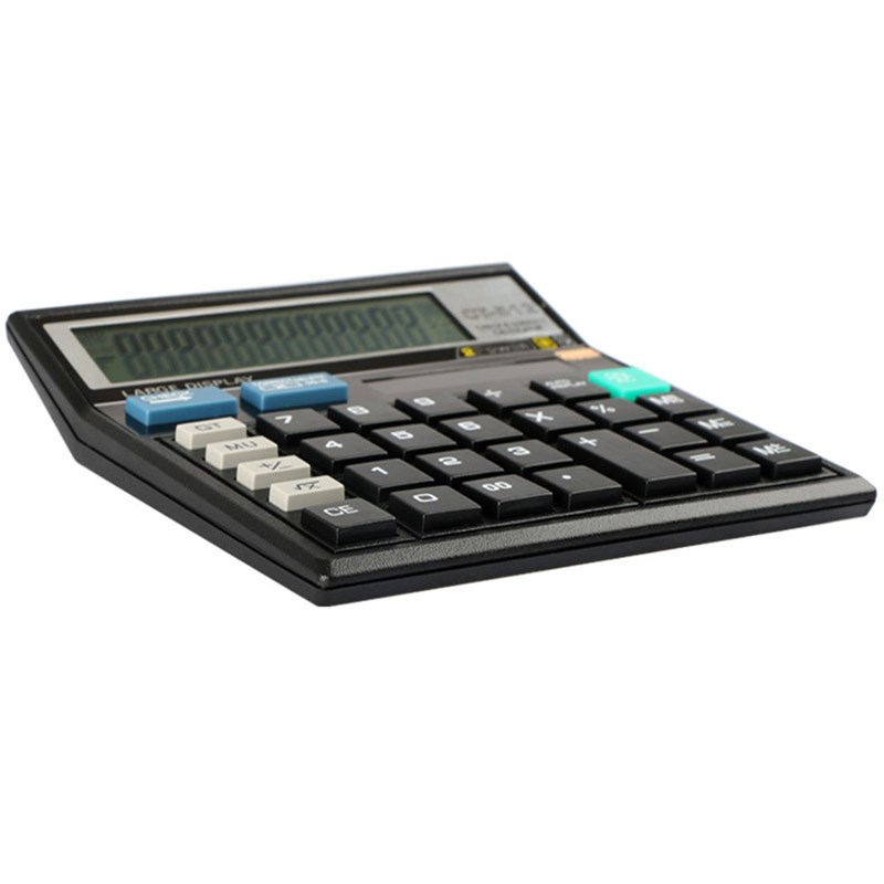 Large Screen Desktop 12 Digit Electronic Calculator Financia - 图1