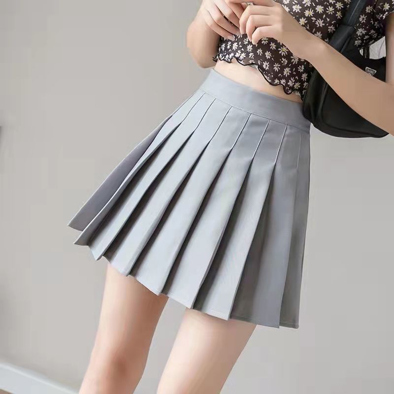 极速Women Pleated Skirt Mini Skirts Womens 2022 Summer Sprin - 图1