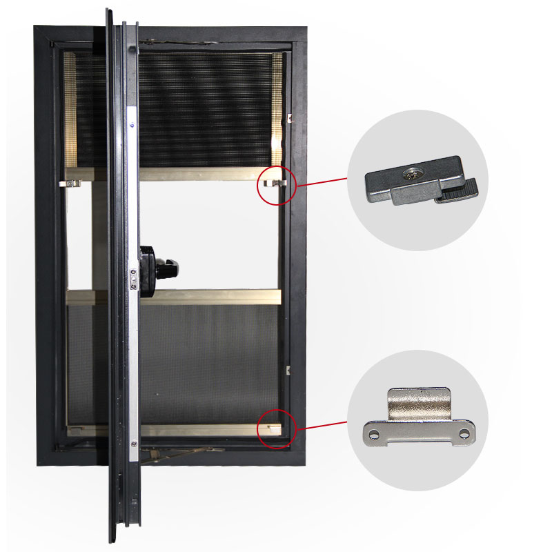 成都三推金刚网防盗纱窗带锁家用自装铝合金免打孔沙窗防蚊隐形窗 - 图3