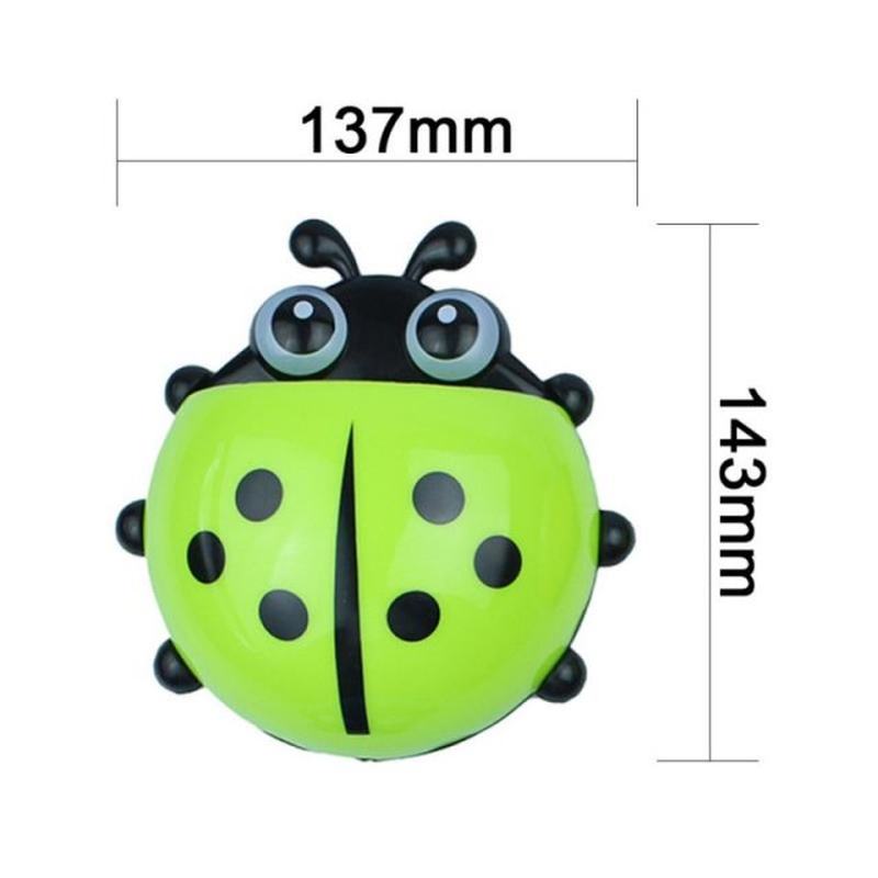 推荐1PC Ladybug Sucker Toothbrush Box Cute Tortoise Toothpas - 图3