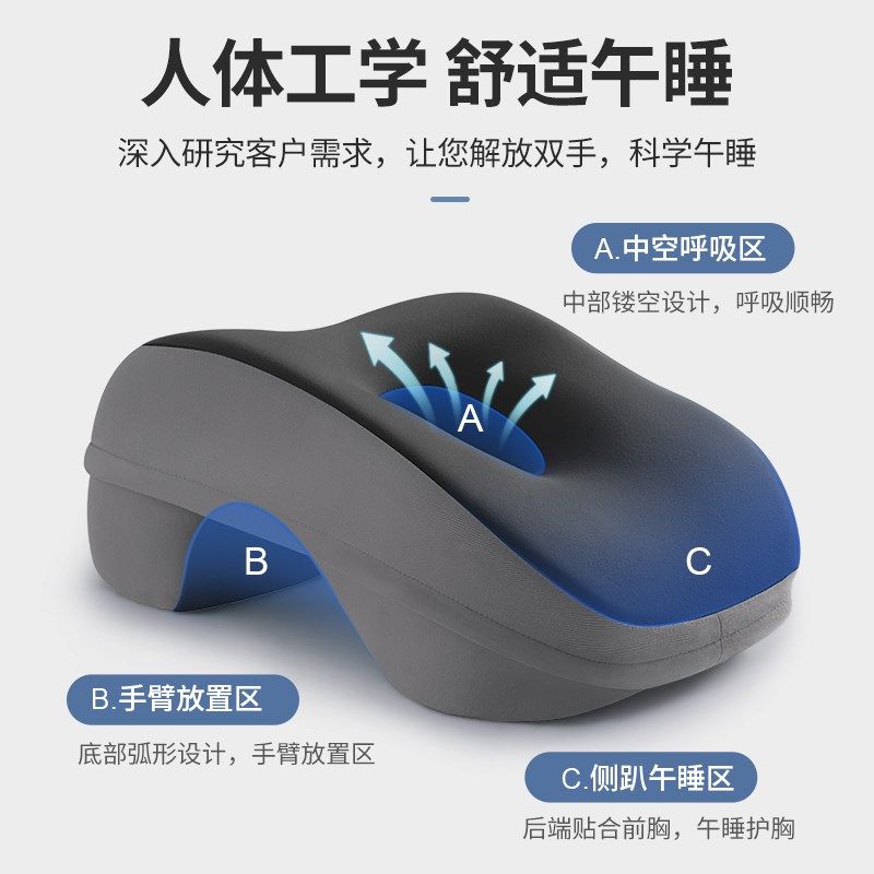 午睡枕办公室趴睡枕工位学生桌上午休神器枕头夏季抱枕趴趴枕,淘宝优惠券,粉丝福利购,淘宝优惠卷