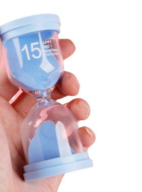 【老师推荐】沙漏计时器5/15/30/45分钟时间流沙瓶学生学习小摆件