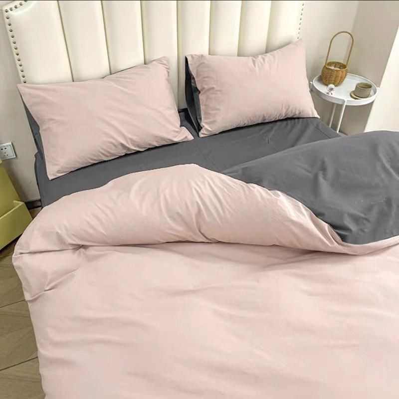 四件套全棉水洗棉纯色双拼被套床单学生宿舍三件套床上用品,淘宝优惠券,粉丝福利购,淘宝优惠卷